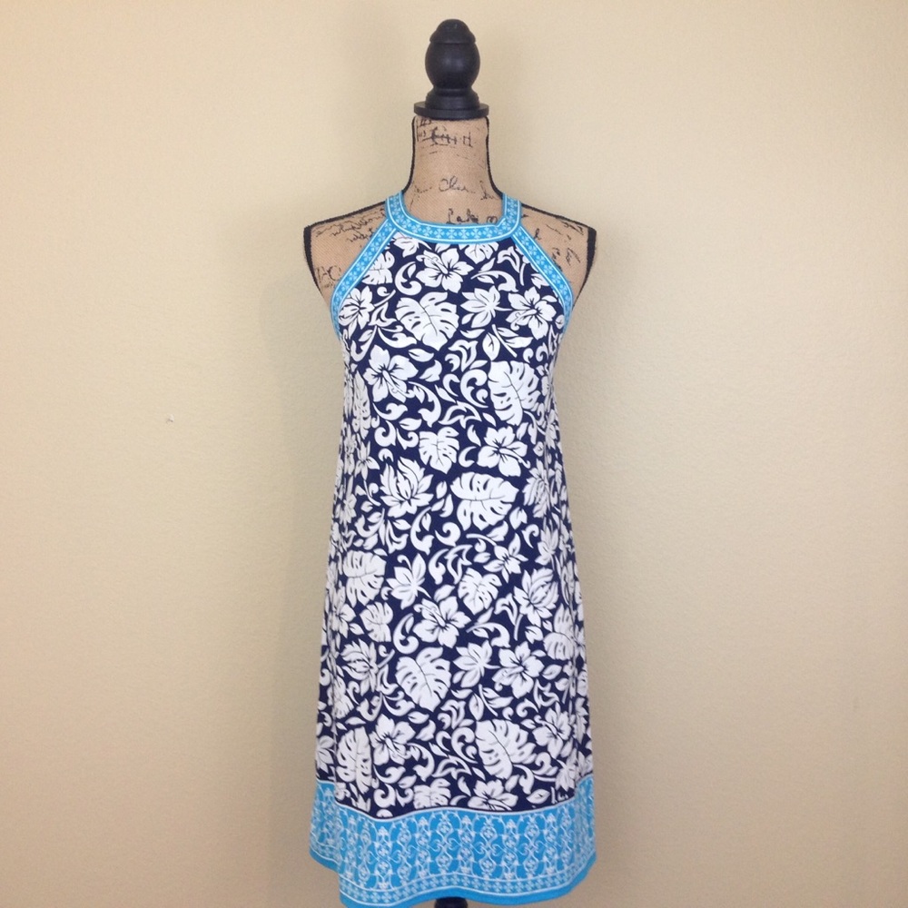 Max studio Blue handkerchief dress